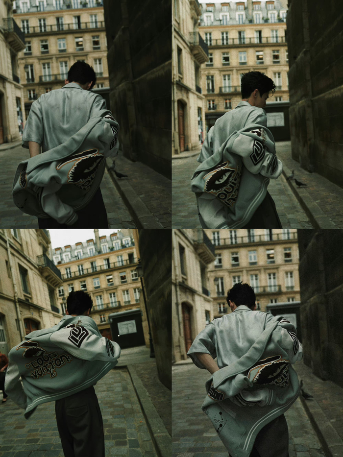 白敬亭优雅随拍,绝美背影杀,享受巴黎好时光!