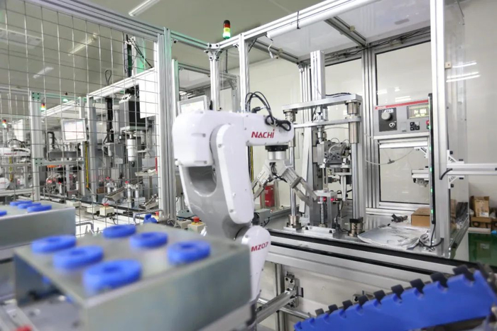 共轨泵智能化加工线。