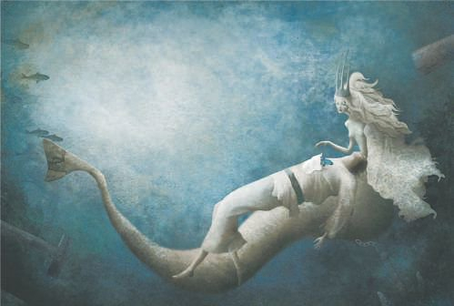 （墨西哥）路易斯·加布里埃尔·帕切科绘《海的女儿》插图