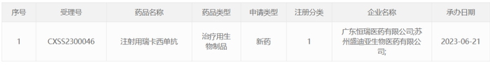 截图来源：CDE官网