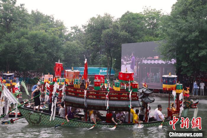 杭州蒋村"龙舟胜会":阔别三年200余条龙舟竞渡迎端午|杭州市|龙|龙王