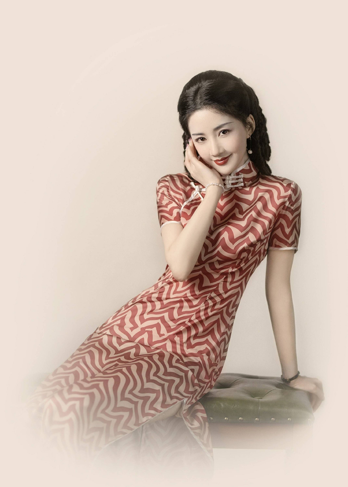 陈欣予端午节复古写真释出民国怀旧氛围感十足