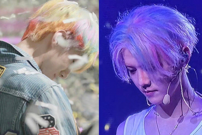 吴世勋,鹿晗同款挑染发型,有人嗑过这一对吗?|吴世勋|鹿晗_新浪新闻