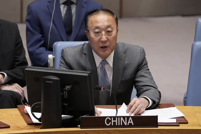 中国常驻联合国代表张军资料图.图源:视觉中国