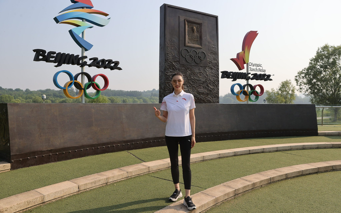 侴陶拥有“双奥”经历。新京报记者 王子诚 摄