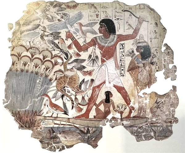 墓室壁画《内巴蒙猎鸟》