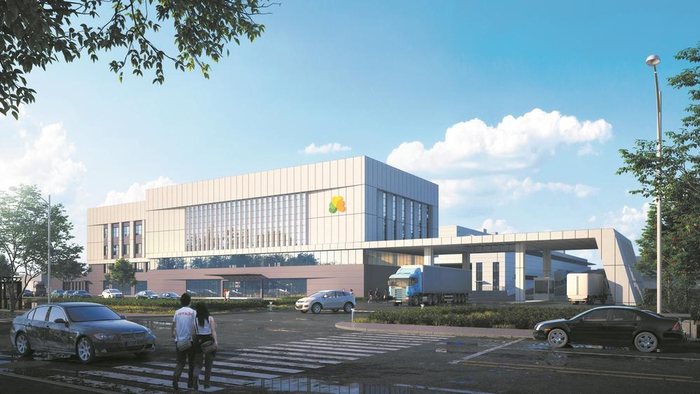     成都菜篮子保供中心暨国际农产品及食品综合服务项目效果图