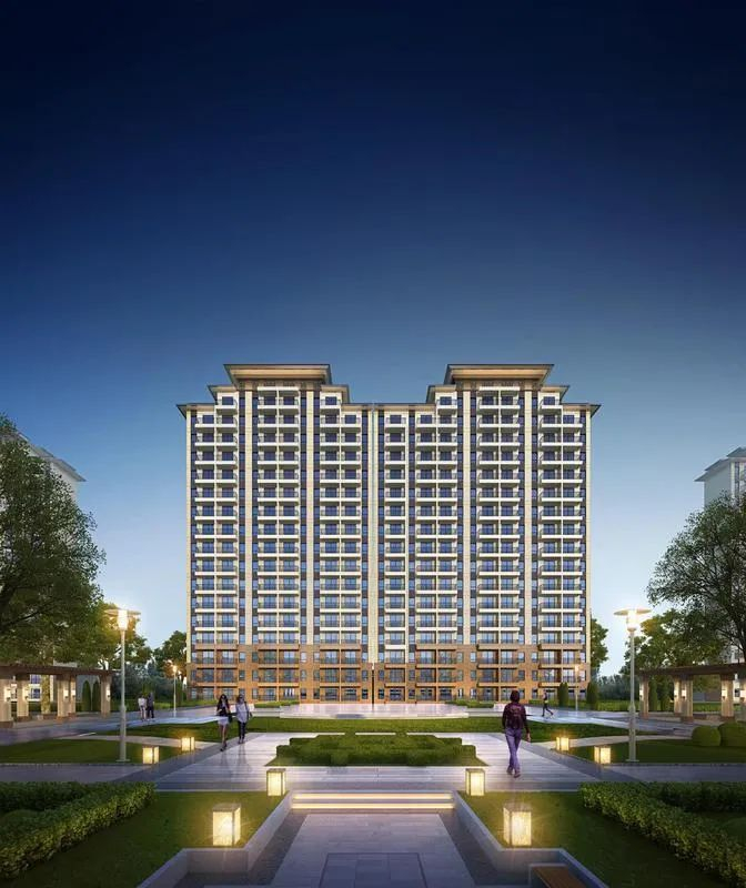 碧桂园云镜项目配建公租房效果图。