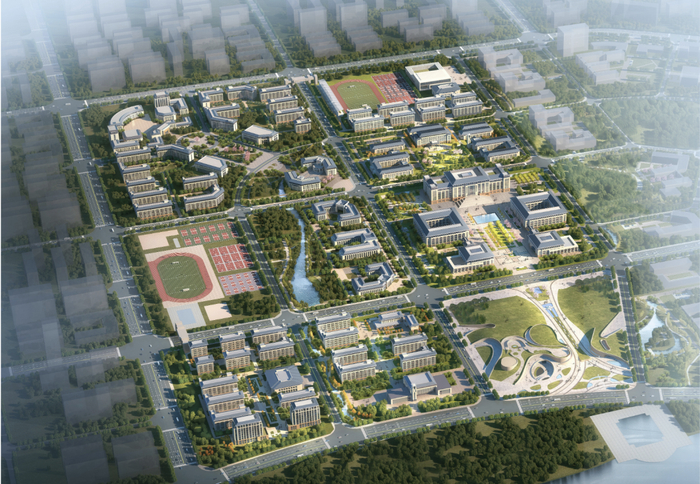 目前,河北地质大学新校区一期项目正在加快推进,除西部组团被黄庄公寓