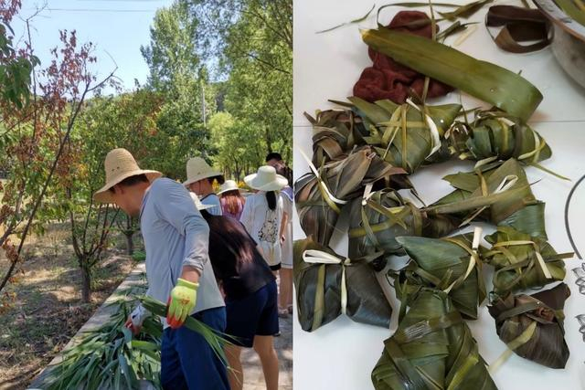 ▲北京四渡河村拥有35家乡村民宿，今年端午村里开展民俗活动吸引游客到来。（受访者供图）