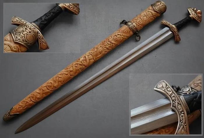 骑士剑的兴起日耳曼民族的剑在战争中显示出了极高的效能,成为了欧洲