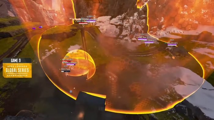 某场职业比赛的决赛圈