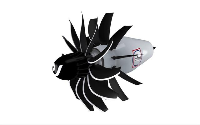 减排20减重1吨风扇直径33米新一代rise开式转子发动机