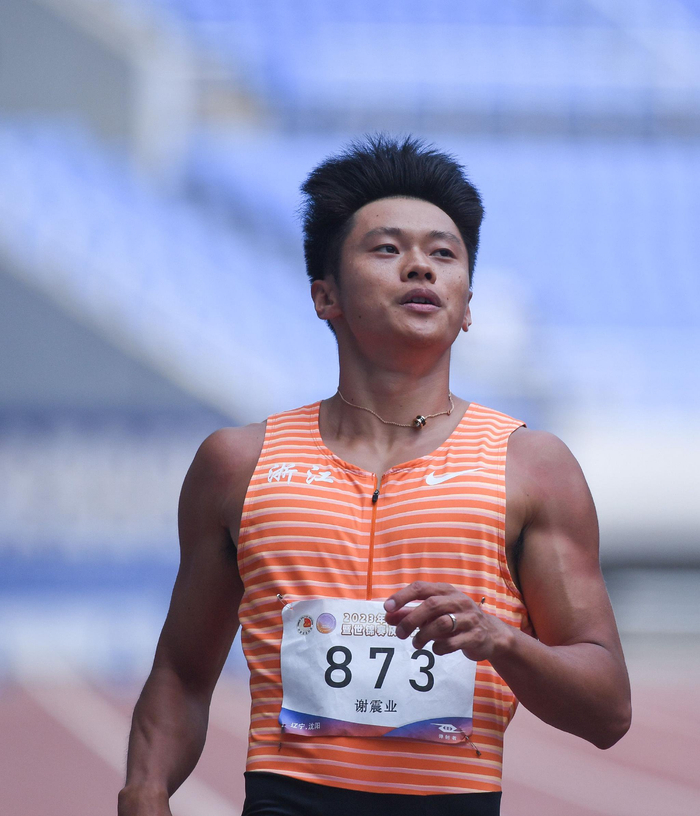 田径全国冠军赛谢震业晋级男子100米决赛