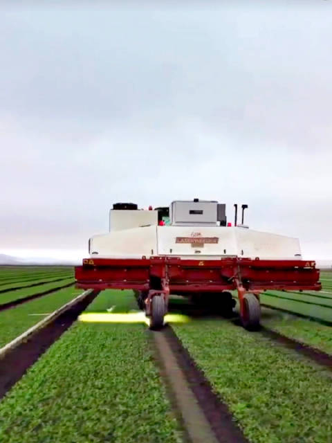 西雅图的农业智能机器人公司推出新型智能激光除草机