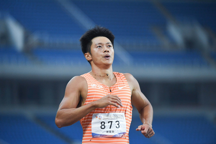 田径——全国冠军赛:男子200米预赛赛况|田径|谢震业|浙江队_新浪新闻