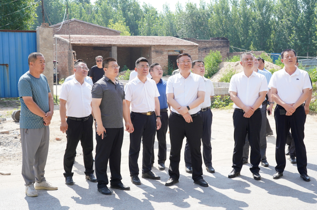 聊城冠县 张志刚现场督导化工,燃气行业安全生产及耕地保护工作