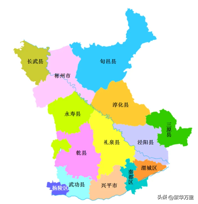 咸阳市的区划调整陕西省的第3大城市为何有14个区县