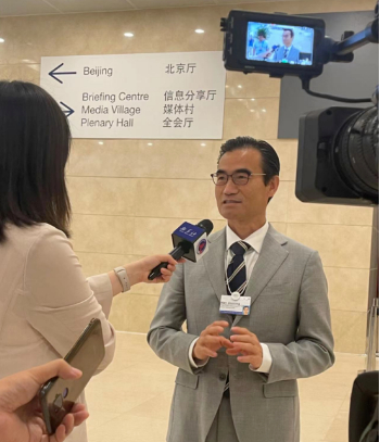 韩金明董事长接受新华社采访