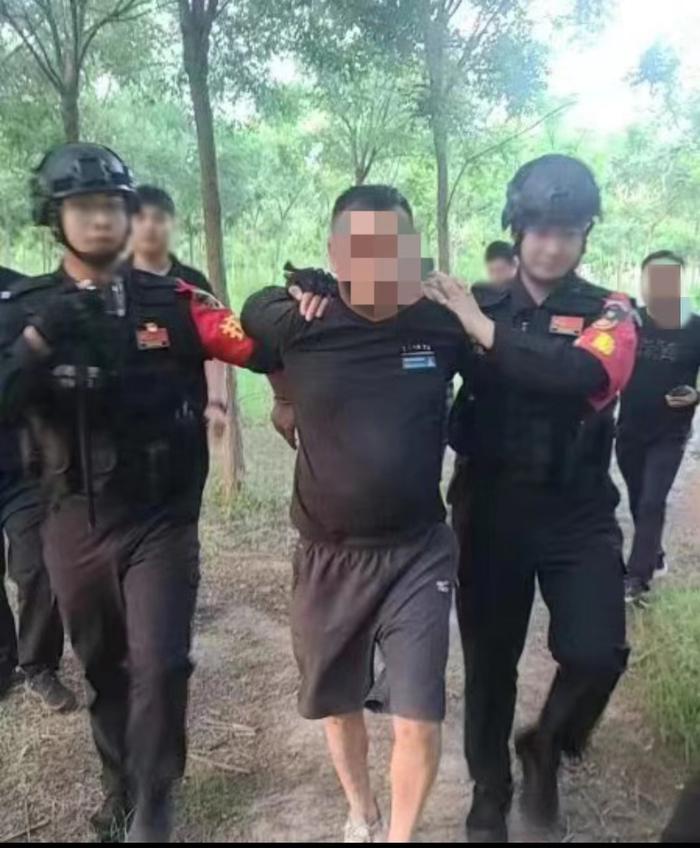 嫌疑东谈主被警方持获。警方供图