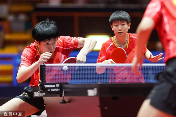 王楚钦/孙颖莎组合。