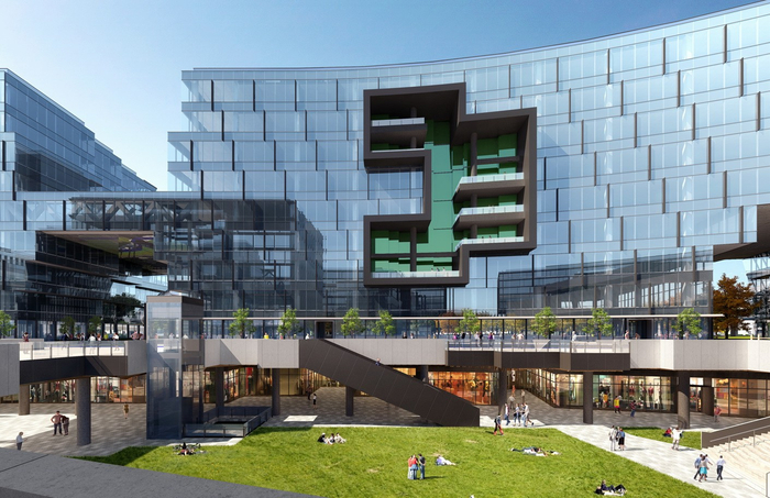 律动绿洲超越凝固时刻临空超大型围合式建筑bau建筑与城市设计事务所