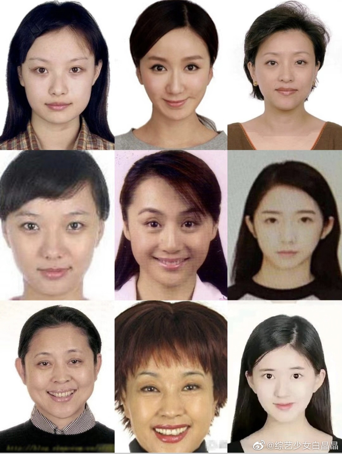 女明星素颜证件照系列|证件照|素颜|女明星_新浪新闻