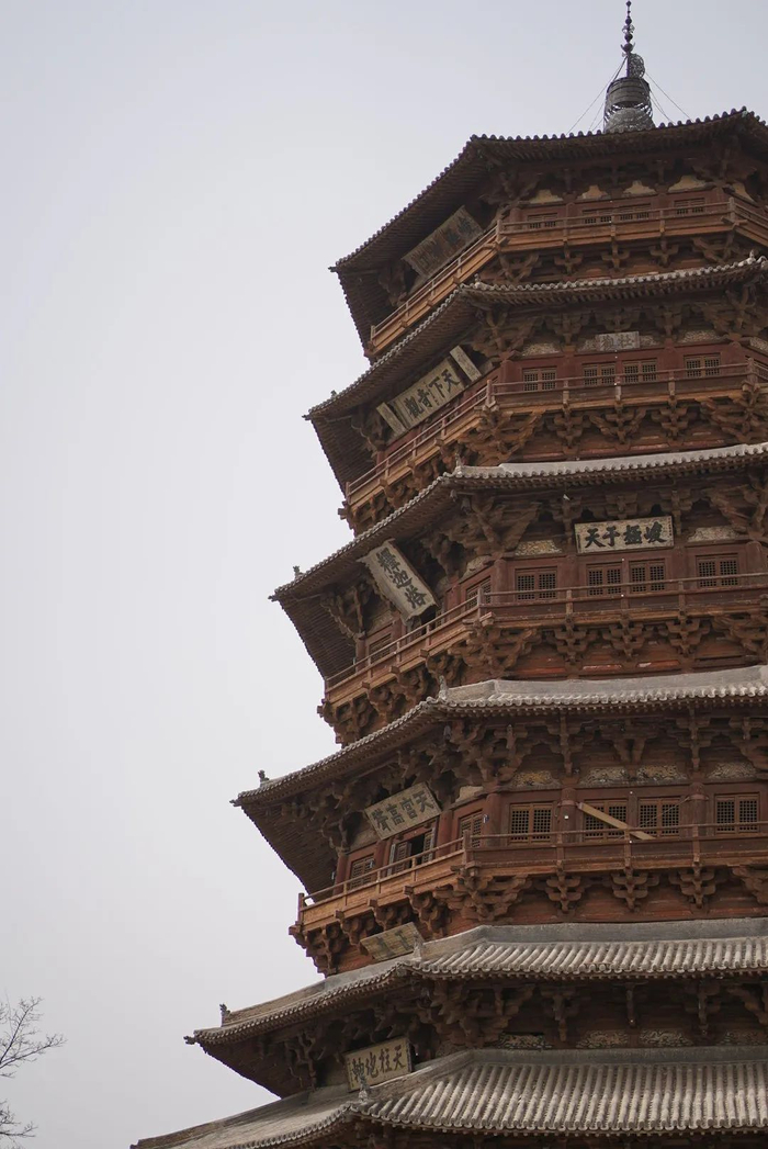 应县木塔。（图/Serena）
