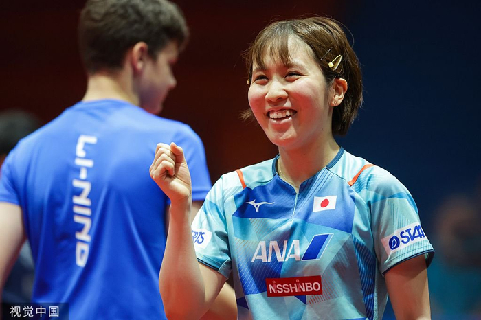 平野美宇拿下女单冠军。