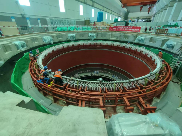 兴业银行支持的李家峡4号机组扩建项目（记者曹媛/摄）
