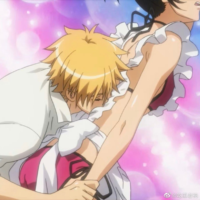 丝芭玩好大,这是在模仿会长是女仆大人里的后背吻吗?|女仆_新浪新闻