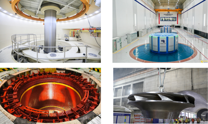 广东阳江抽水蓄能电站机组关键设备，南网储能公司供图