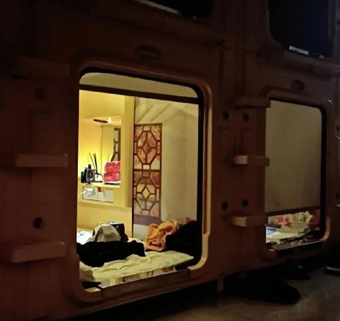 林华居住的太空舱。（图/受访者提供）