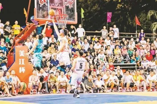 2022年沙美大禅祖师文化节上举行的篮球赛。图源福建日报