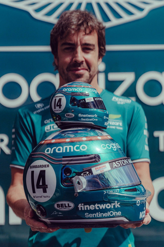 英国大奖赛阿隆索特别版头盔涂装|阿隆索|大奖赛|涂装_新浪新闻