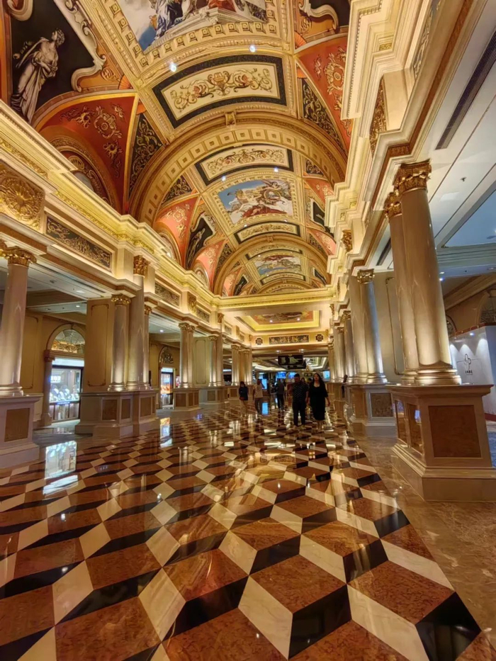 赌场内的金碧辉煌，作者小沫拍摄