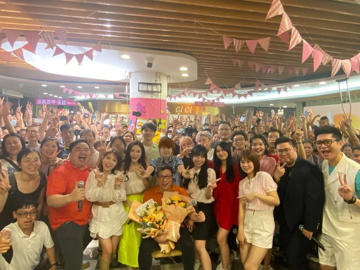 6月28日，在流行前线举办的最后一场活动。受访者供图