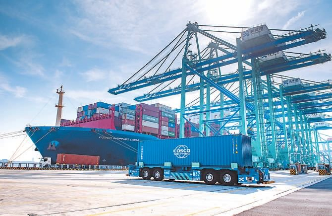 16次破作业纪录天津港上半年集装箱吞吐量创历史新高