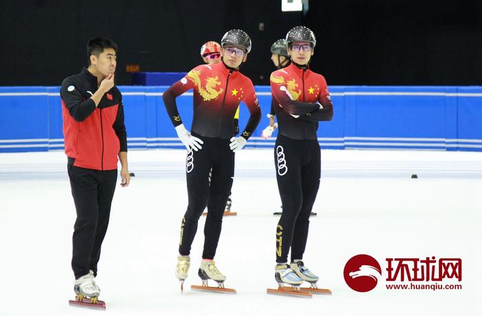 中國短道速滑國家隊訓練營於11日在北京進行公開訓練,入籍運動員林孝