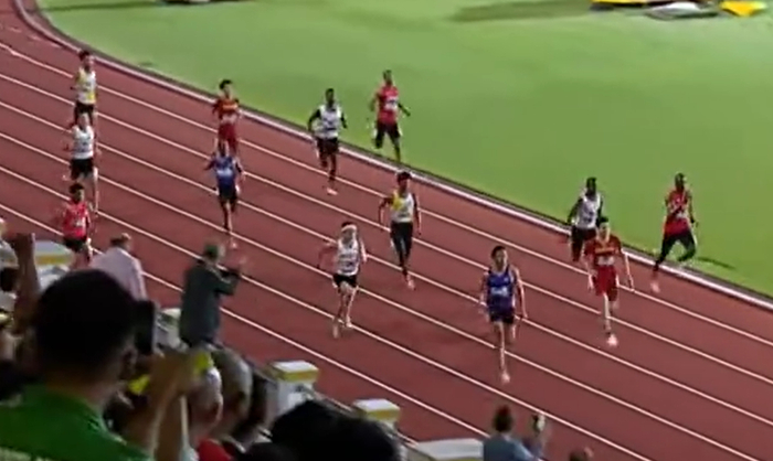 男队在比赛中明显落后泰国队。