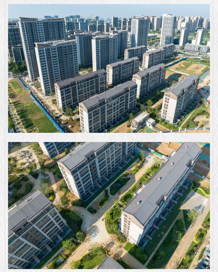 新家融创印河湾g1g3g7g8楼门厅湿作业完工