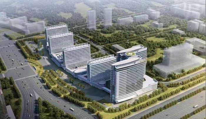记者航拍带你看丨山东省立医院东院区扩建工程正在进行|平方米|建筑