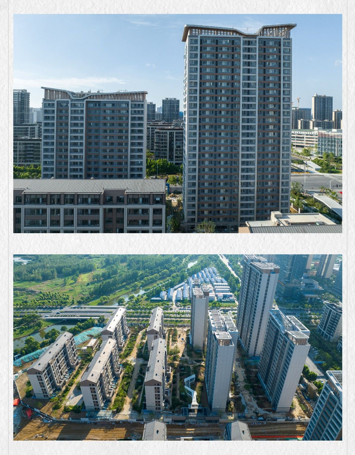 新家融创印河湾g1g3g7g8楼门厅湿作业完工