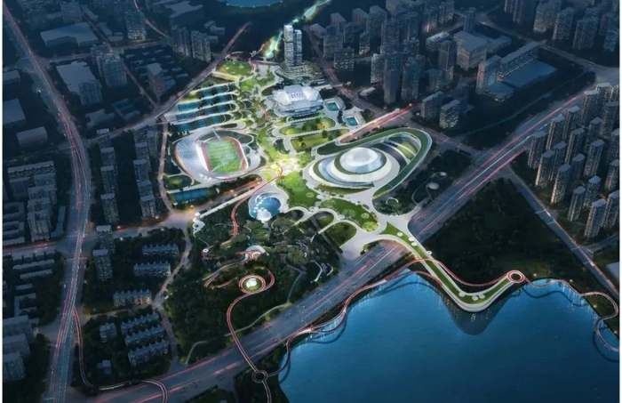 五缘湾体育公园效果图