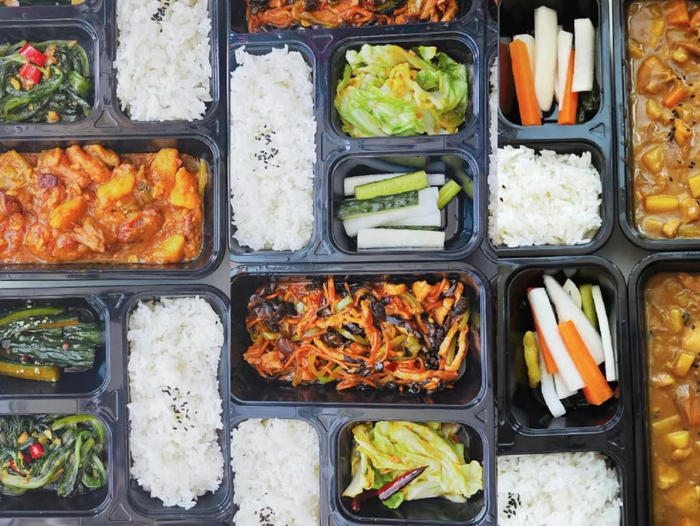 苏苏售卖的午餐，受访者供图