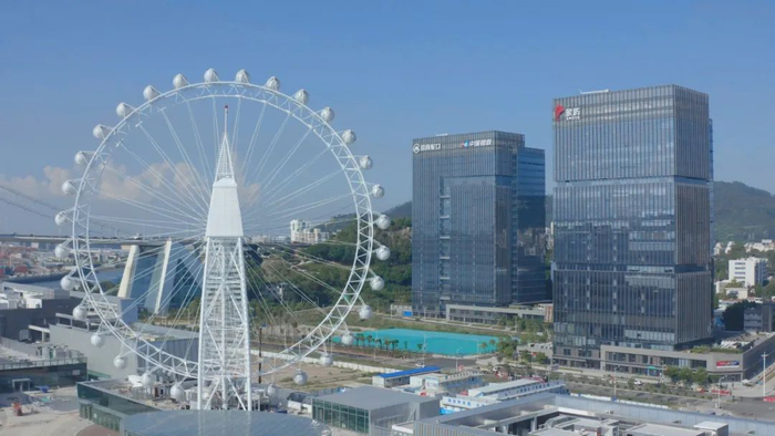 厦门海上世界“潮汐之眼”摩天轮实景图（图源：招商蛇口）