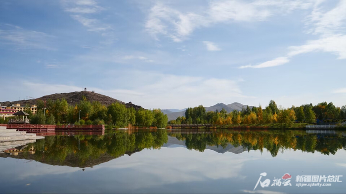 青河县夏季气候凉爽，舒适宜人。拉扎提·巴哈别克摄