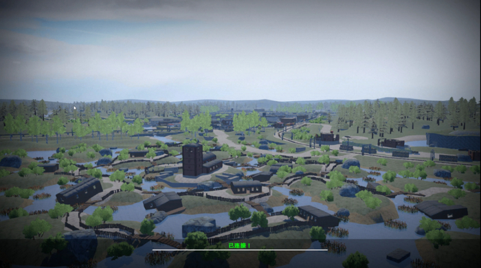 加载界面会显示鸟瞰视角的地图