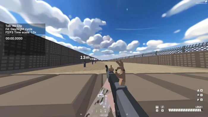 至少军事拟真游戏不会出现这样的瞄具