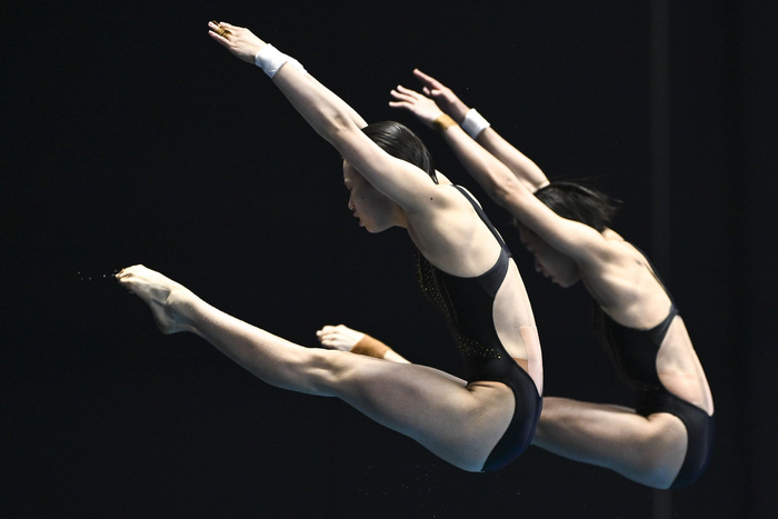 跳水——女子双人10米台预赛:陈芋汐/全红婵登场